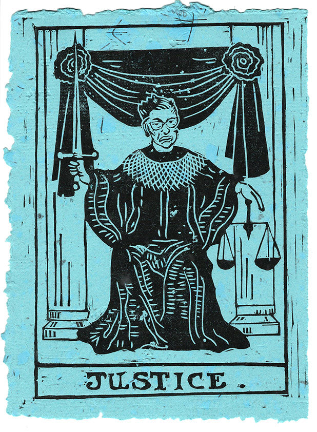 Justice Tarot Card Print