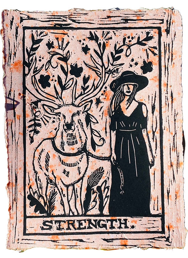 Strength Tarot Print