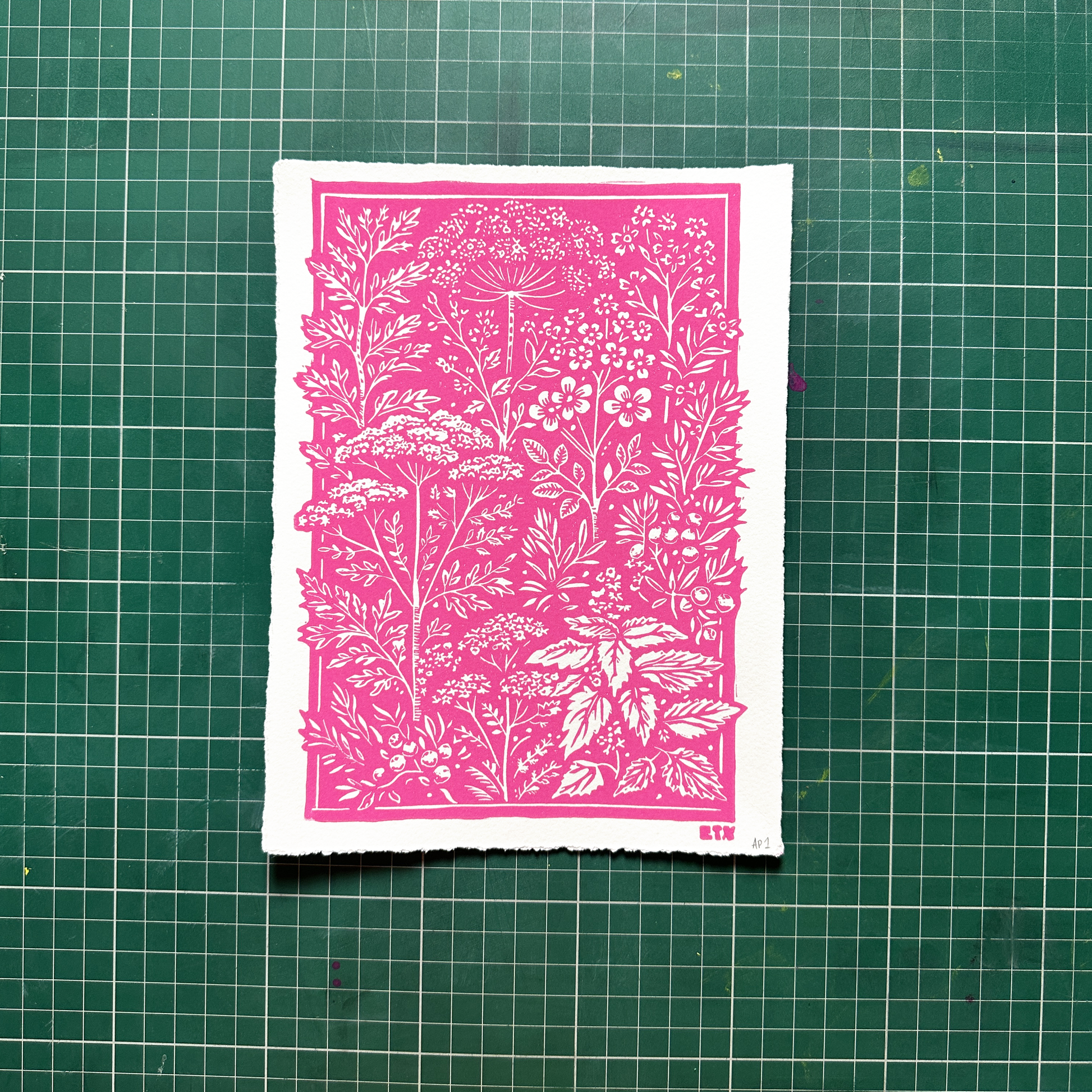 Pink Protection Print