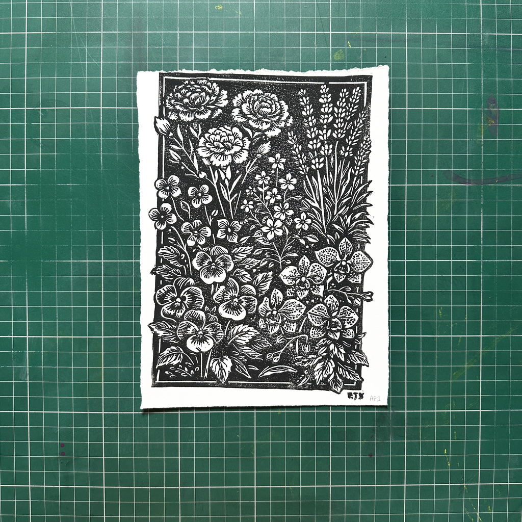 Black Queer Floral Print