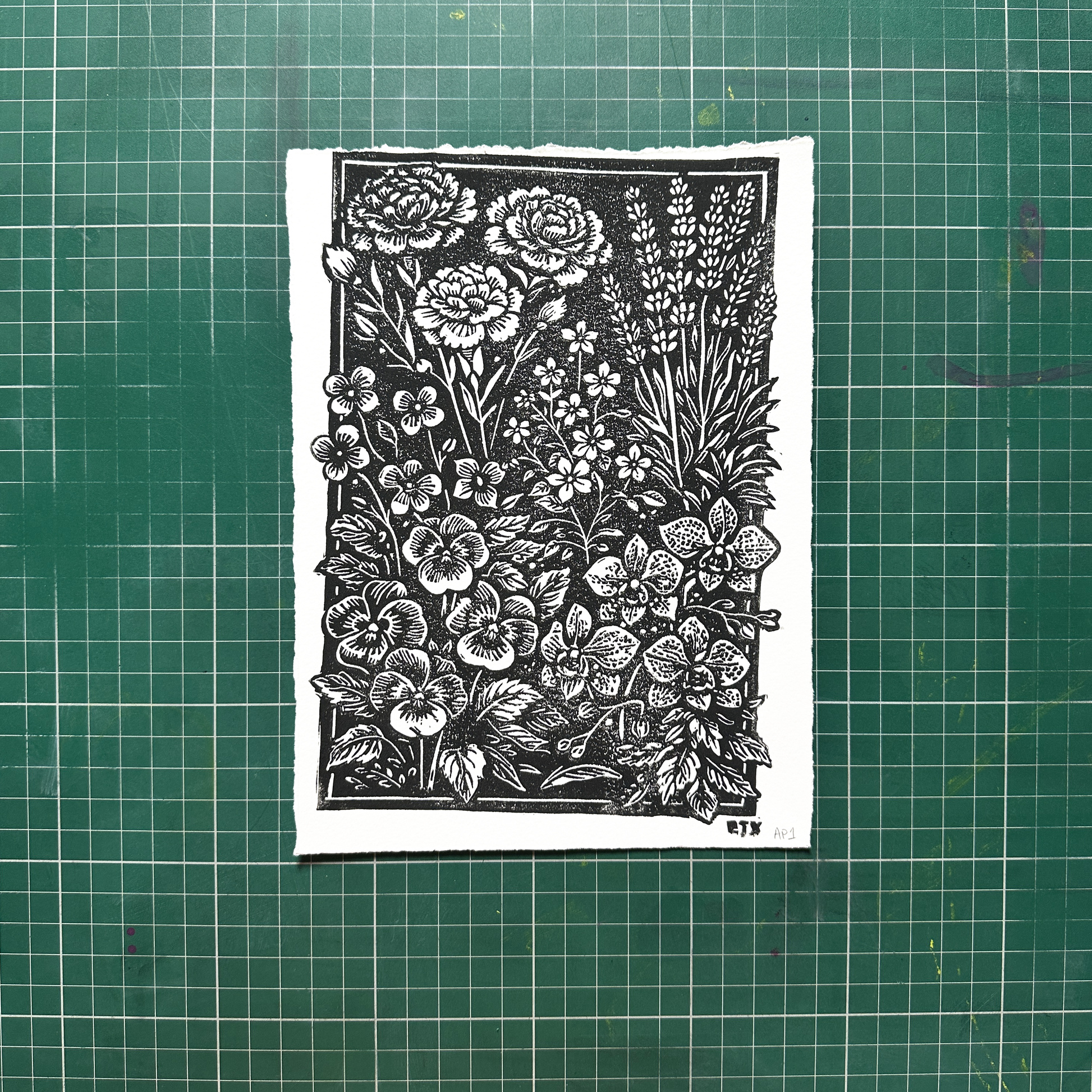 Black Queer Floral Print