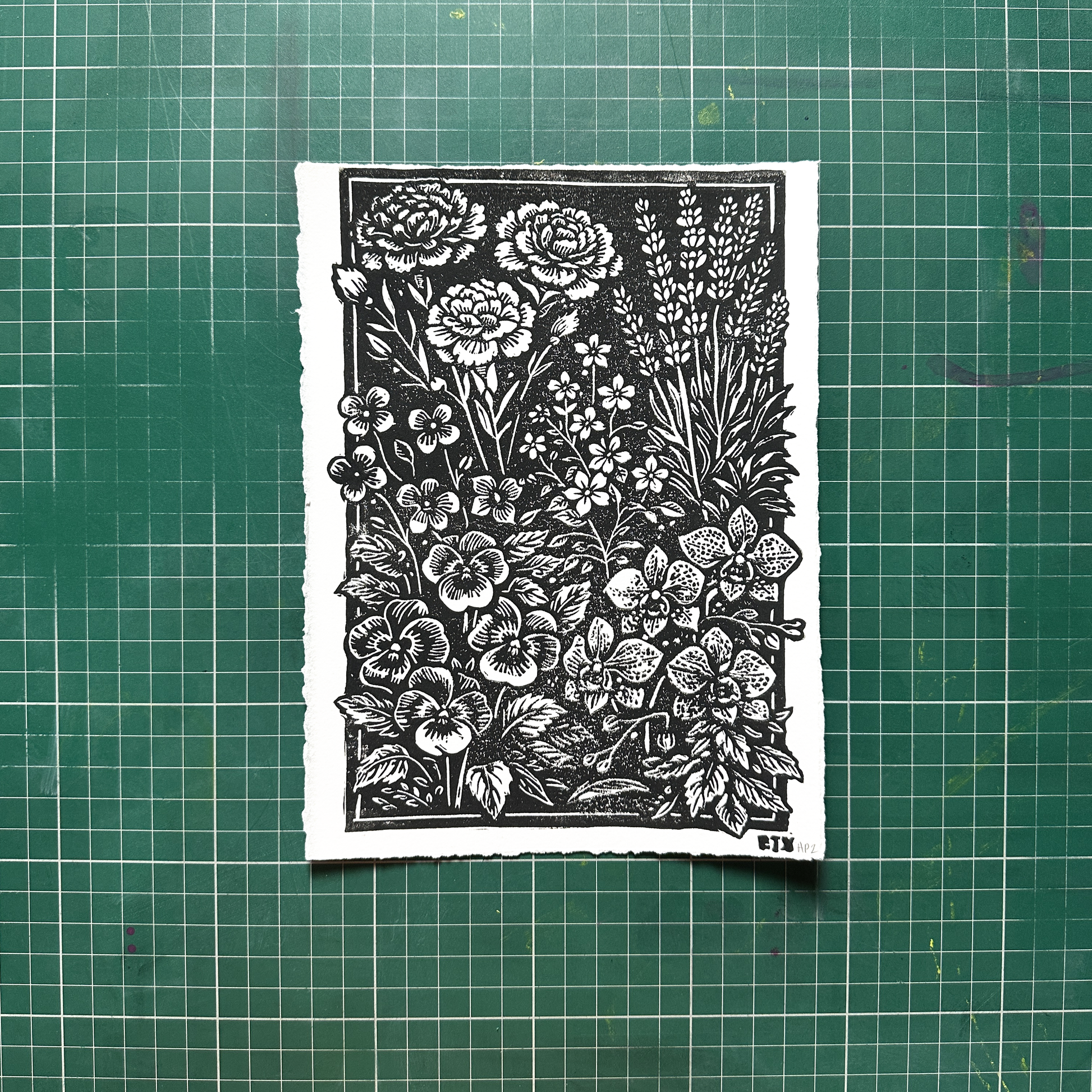 Black Queer Floral Print
