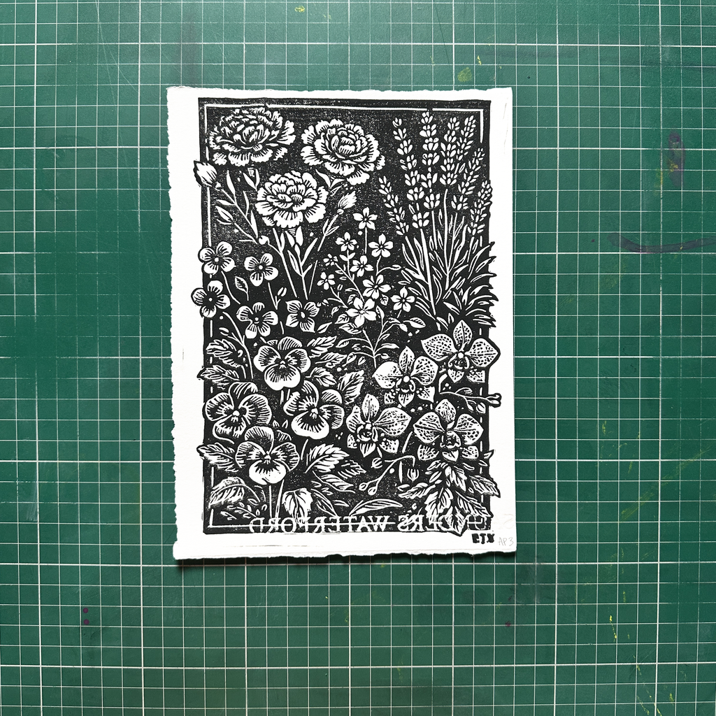 Black Queer Floral Print