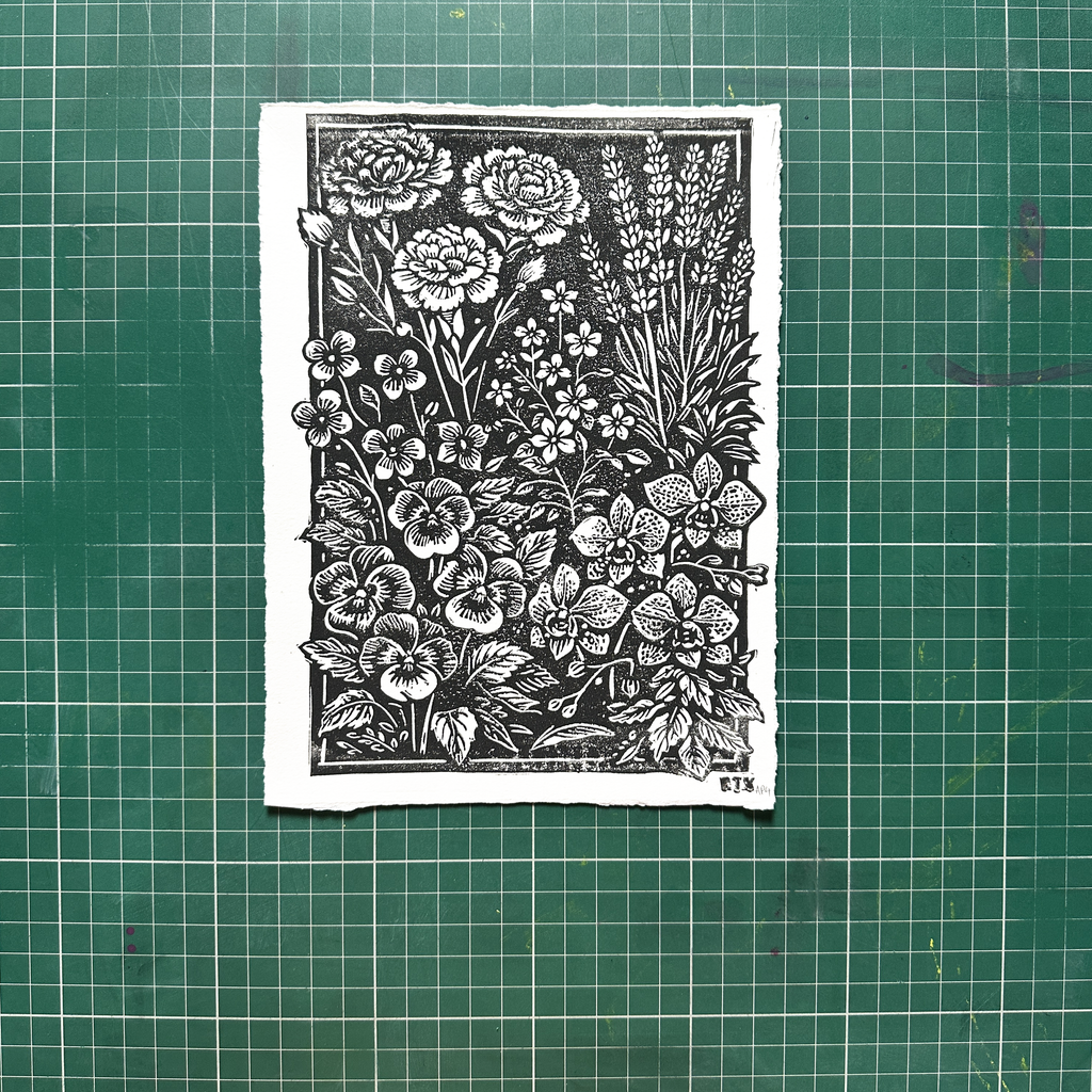 Black Queer Floral Print