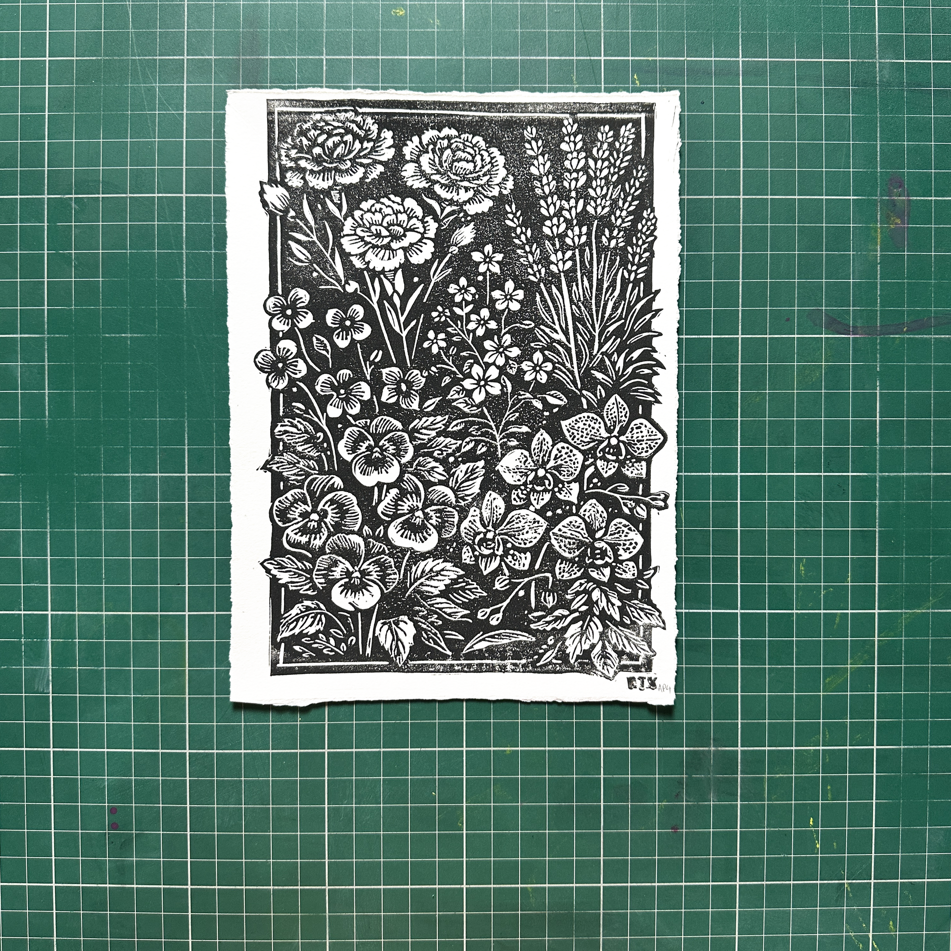 Black Queer Floral Print