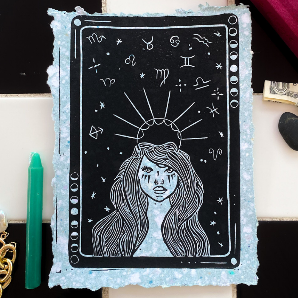 Astrology Goddess Print