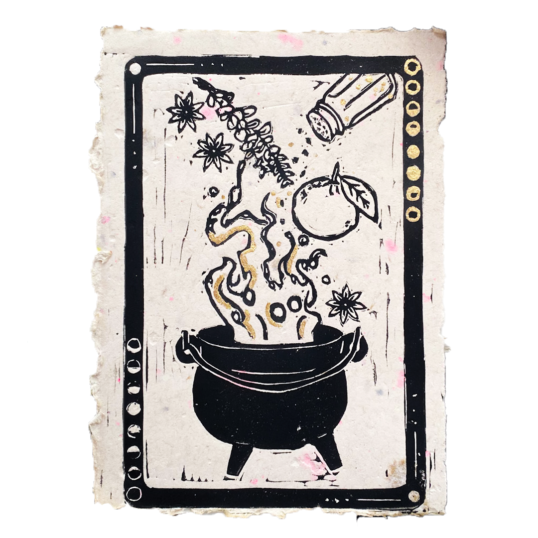 Witchy Cauldron Print