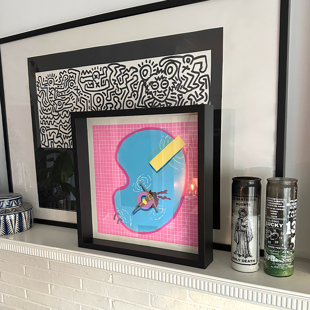 Dreamhouse Original Lino Print
