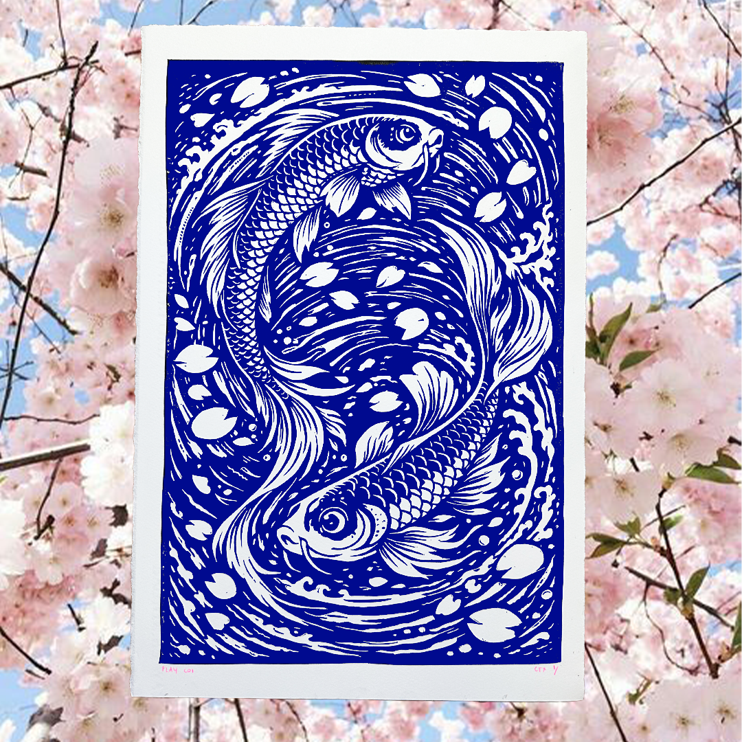 Big Sis January 26 - Playing Koi