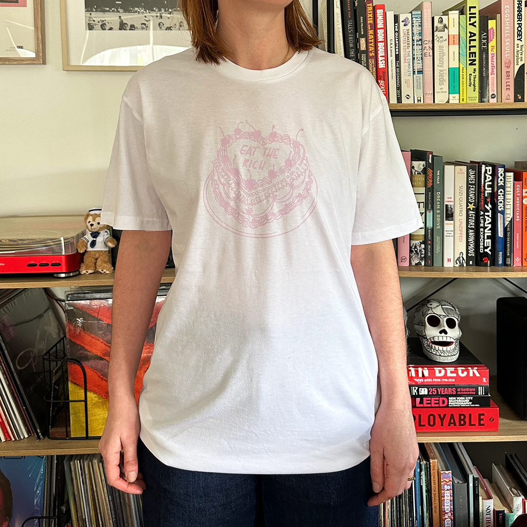 Purple Eat The Rich T-Shirt