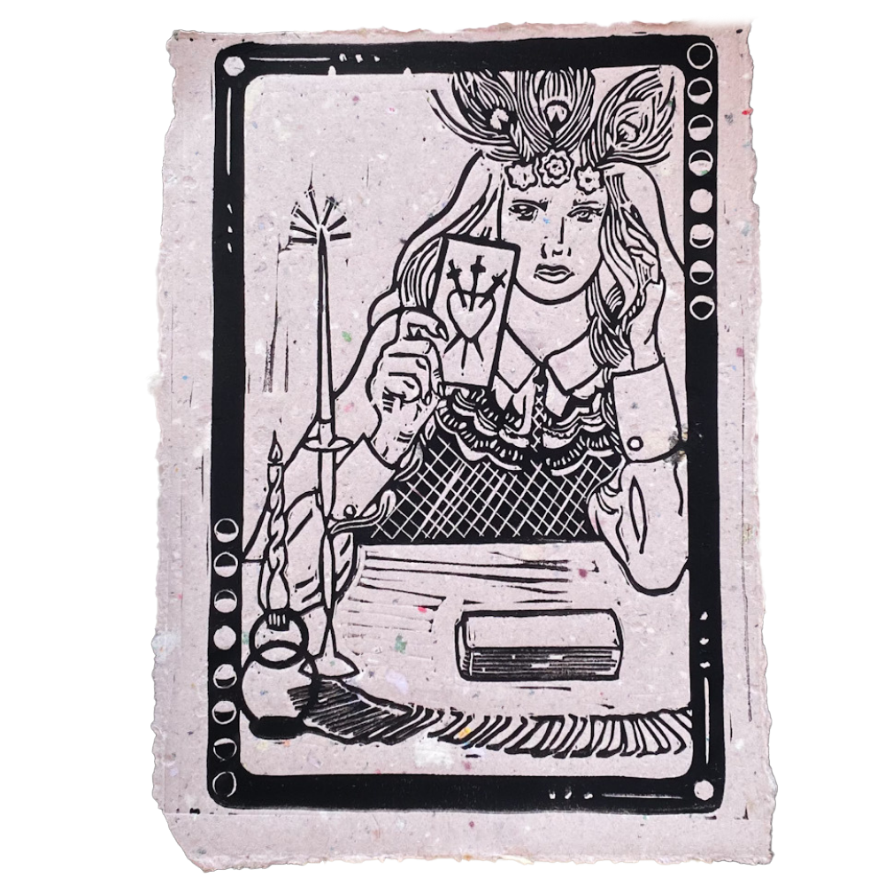 Tarot Witch Print